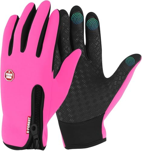 Winter Thermal Gloves For Cycling Bike Riding Driving Golf Netball Touchscreen Windproof Anti-Slip Warm Handwear Men Women Ladies Gloves For Outdoor Sport Daily Work Running Fishing Walking Climbing