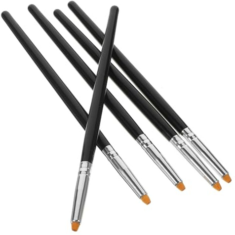 FRCOLOR 5 pinceles para moldear las pestañas, herramienta de levantamiento de pestañas, cepillo de micropresión, cepillo de pestañas, peine de madera