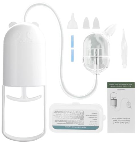 Nasal dammsugare, handhållen nässugare, ingen nässugare för spädbarn | Booger Sucker, Kid Nose Aspirator Manual, för pojkar, flickor, daglig användning, resor