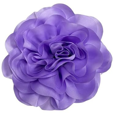 130mm Grande Broche Délicate En Forme De Camélia Faite à La Main En Tissu Avec Fleur De Rose Pour Fête De Mariage Danse Robe Costume Cérémonie Vêtements Accessoires Cadeaux
