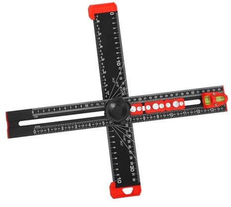 Angoily Règle De Perçage Pour Menuiserie Outil De Mesure Pratique Pour Travaux Règle De Positionnement Pour Projets De Menuiserie