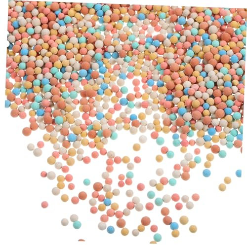 ORFOFE 2 Particelle Di Ceramica Colorate Strumenti Idroponici Fuori Suolo Terriccio Per Vasi Da Fiori in Ceramica Ceramsite Per Orchidea Pietra Del Substrato Colorful Argilla