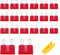Flaconi 20PCS Fusibles Coche,10A Fusibles,Fusibles Coche Mini,Caja Fusibles, Inline Portafusibles,Fusible de Chip,Fusible Plano,Adecuado para la industria del Automóvil,Motocicletas (10A)