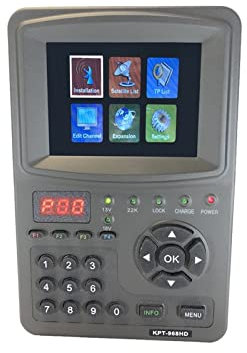 Cercatore satellitare, KPT-968HD DVB-S2+HEVC H2.65 4K Satellite Finder Meter Star Finder,Comodo da trasportare