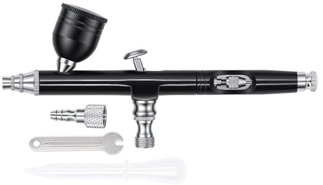 6cc Airbrush Kit, Airbrush Makeup Gun High Pressure Air Brush Air Spray Pen Idealisk för Målning, Modellering, Tårtdekoration, Bakverk, Smink, Nagelkonst etc.