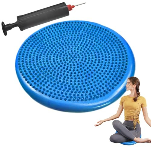 Cojín de, cojín de equilibrio - Mostrar cojín con bomba | Asientos flexible para el aula, el disco de balance de equilibrio inflable, mejorar la postura, el estado físico, la estab