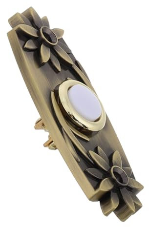 ROMISBABA Interruttore Retro Con Luce Led Per Porta Pulsante Cablato Vintage Per Casa Hotel e Ufficio Facile Da Installare Design Decorativo e Funzionale