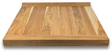 Backbrett XXL Teigbrett & Schneidebrett aus Eiche – 50×40×4 cm – Handgefertigt, massiv & perfekt geschliffen – Arbeitsplatte Holz für Teig, Brot & Gemüse