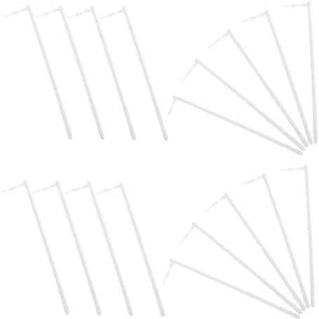 BESTonZON 30pcs Diy Windmill Making Sticks Replacement Pinwheel Parts Garden Decor Plastic Rods for Windmill Spinners