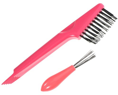 Didiseaon Herramienta Limpiadora de Cepillos de Pelo Juego de 2 Piezas Cepillo Quita Pelo de Abs Resistente, No se Deforma para Uso Diario y Viaje para Cabello Rizado