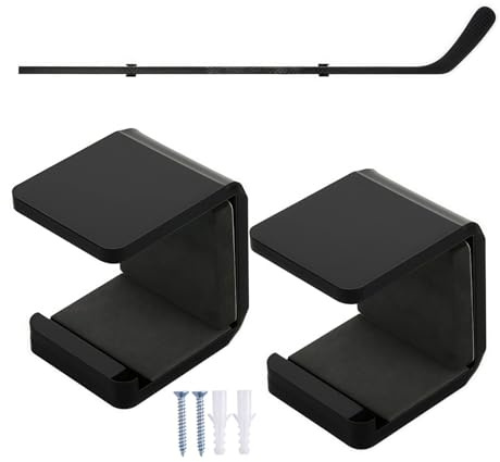 Hockey Klubba Vägg Montering 2 Stycken Horisontell Hängare