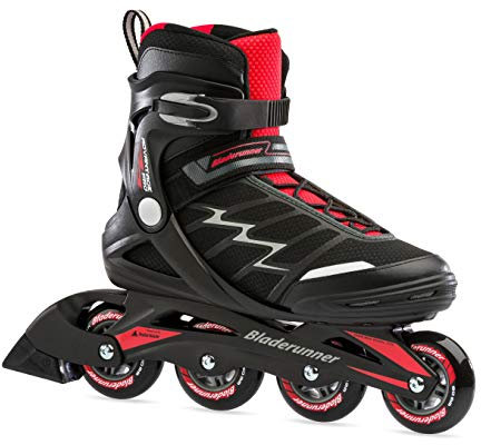 Bladerunner Rollerblade Advantage PRO XT - Pattini in Linea da Uomo, per Adulti, Colore: Nero e Rosso