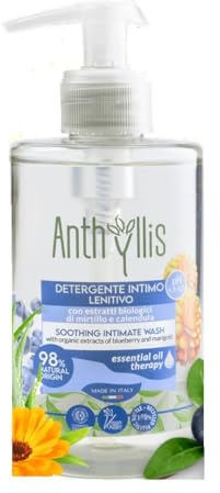 Anthyllis Organic Intimate Wash – Natural Feminine Hygiene Cleanser, pH-Balanced, Gentle Daily Care for Sensitive Skin, Free from Parabens & Sulphates, Eco-Friendly Formula (Single)
