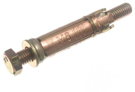 Bolzenanker für lose Schildplatte, RAWL, YZP M8 x 75 mm Länge, 40 Stück