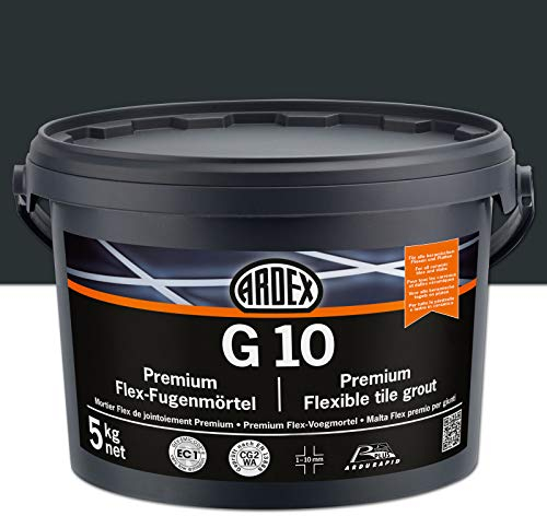 Ardex G10 Premiumfuge Fugenmörtel Flexmörtel 5kg (anthrazit)
