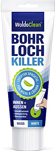 Spachtelmasse weiß für Innen Fertigspachtel 225ml - Leichtfüller schrumpffrei mit Micro-Glass-Bubbles
