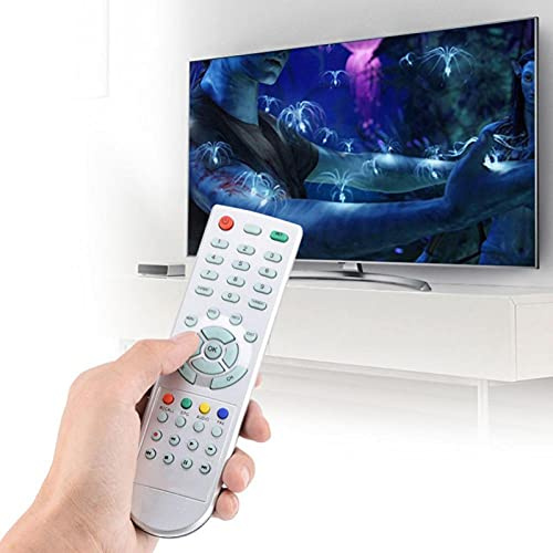 ciciglow Universal-SAT-Satellitenempfänger-Fernbedienung Ersatz-Smart-Fernbedienung für Alle Satellitenempfänger