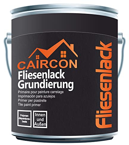 CAIRCON Grundierung für Fliesenlack Fliesengrund Haftgrund Fliesengrundierung 5Kg