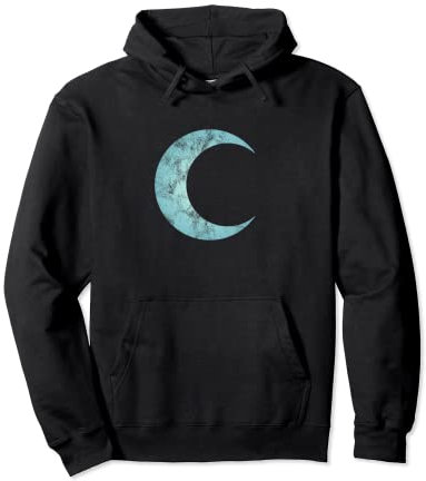 Mond Sichel Symbol Magie Wicca Gott Göttin Ägypten Halbmond Pullover Hoodie