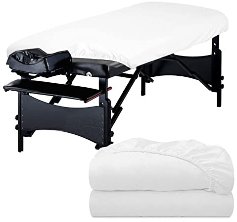 2 Stück Bezug für Massageliege Mit Loch Wasser- und ölbeständig 80x190x12cm