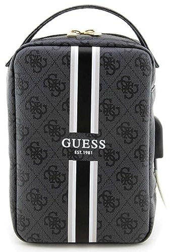 GUESS WONDEE Bolsa de viaje para mujer con puerto de carga USB integrado, disfruta de la moda como estilo de vida con esta bolsa organizador de gadgets, regalo original para mujer, gris, talla única