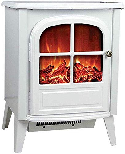 RPENGYAO Chimenea eléctrica portátil con Chimenea eléctrica Chimenea Independiente de 54 cm de Altura Equipada con calefacción y 2 ajustes de Ventilador