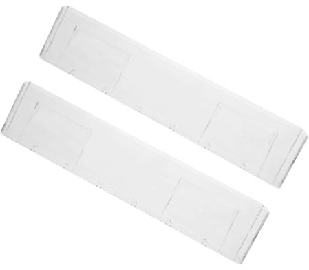 Garneck 2pcs Wall Mount Acrylic Cd Record Holder Shelf Cd Storage Rack for Vinyl Albums Dvd Shelf Rack Office File Organizer