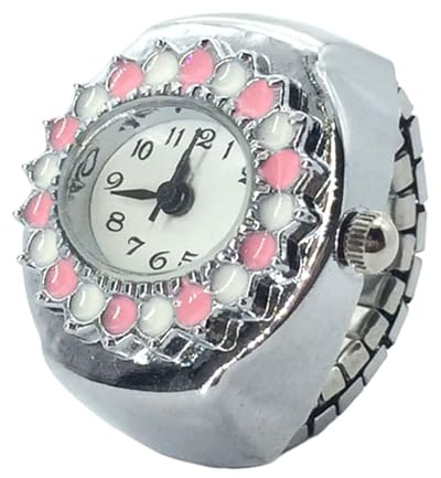 Generisch Ring Uhr Leichte Fingeruhr Schmuck | Präzise Kristalluhr Geschenk Zu Weihnachten Geburtstag Valentinstag Muttertag Für