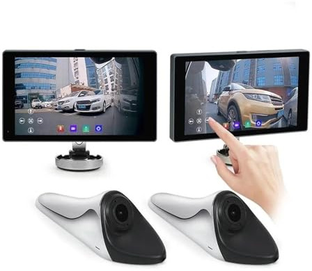 Retrocamera Auto Monitor Di Parcheggio AHD Touch Screen Da 5 Pollici 1080P Per Auto Con Telecamera Posteriore Sinistra E Destra