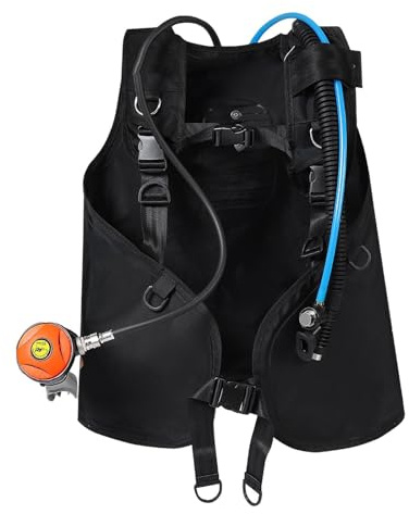 drburpily Giubbotto di galleggiamento Regolatore sommergibile con GAV leggero Larghezza 110 cm Adatto per amici che pesano meno di 110 kg Giubbotto da sub Surf Snorkeling Sport acquatici