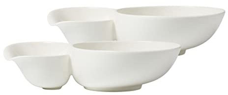 Villeroy & Boch Soup Passion Large Soup Bowl, Set of 2, Premium Porcelain, white