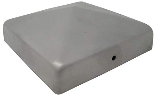 10 x Pfostenkappe Pyramide Edelstahl sandgestrahlt für 100er Pfosten Pyramidenform Abdeckkappe Pfostenabdeckung von SO-TOOLs®