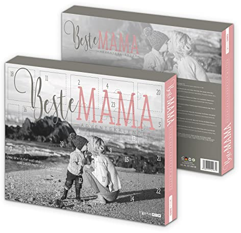 itenga Adventskalender für Frauen - Beste Mama gefüllt mit 24 Überraschungen Perfekter Begleiter während der Vorweihnachtszeit