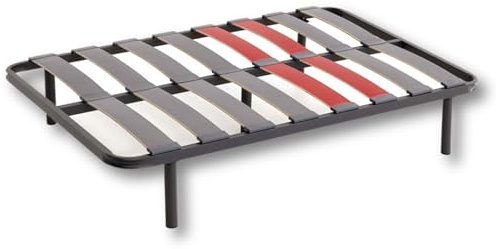 DESCANSIN - Somier con Patas de Acero Anti-Ruido 25cm Altura | Somier para Cama Individual y Camas Matrimoniales Super Resistente y Transpirable | Silencioso +20 Tamaños (160x190)