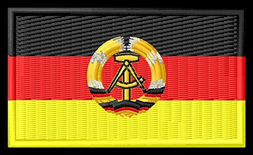 Flagge DDR 7 cm breit Aufnäher Parche Bordado brodé Patch écusson Toppa ricamata