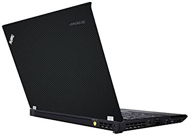 AlphaWraps Skin for Lenovo ThinkPad X230 Laptop | Black Carbon | Protective and Durable Vinyl Decal wrap Cover | Made in The UK