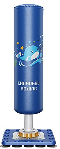 Punching Bags Boxing Punching Bag, Household Boxing Target Stand, Gym Vertical Tower Bag, Adult Children Boxing Training Fitness Equipment, Cushioning Rubber Mat, Safety Protective Cover Speed Bags