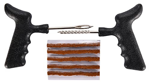 WOOSTAR Reifenreparaturset Werkzeuge T-Griff Gummistopfen für Auto LKW Motorrad ATV 4 Wheeler Quad RV Traktor