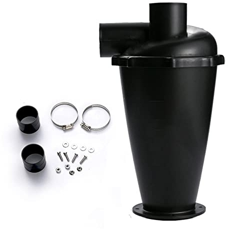 AYBAL Filtre Cyclone (Aspirateur Cyclone) Compatible Bâtiment (Industriel) &Aspirateur Domestique, dépoussiéreur, séparateur Cyclone (Color : Schwarz)