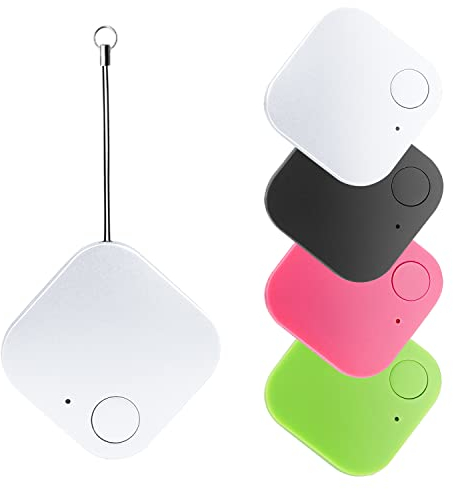 Bluetooth Item Locator, 4 Pack Key Finders Suitable for wallets, pets, luggage, Child locators,Finder Anti-Lost Tag Compatible with Android and iOS