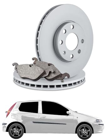 KIT FRENI ANTERIORI (PASTIGLIE E DISCHI) per FIAT Punto 1.2 BiPower 44 kw anno 2001-2003