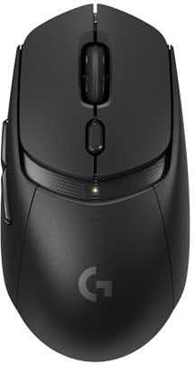 Logitech G309 LIGHTSPEED kabellose Gaming-Maus, leicht, LIGHTFORCE-Hybridschalter, HERO 25K-Sensor, über 300 Stunden Akkulaufzeit mit AA-Batterie, 6 programmierbare Tasten, PC und Mac - Schwarz