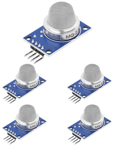 5 stycken MQ-2 gränsensor, modul, rök sensor arduino luftkvalitet