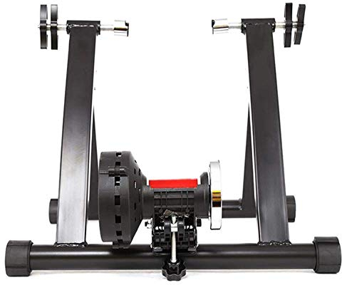 Turbotrainer für Fahrräder, magnetischer Fahrradtrainerständer – magnetischer Turbotrainer für Fahrräder – Fahrradtrainer mit variablem Widerstand, stationärer Rahmen für Fitnessübungen