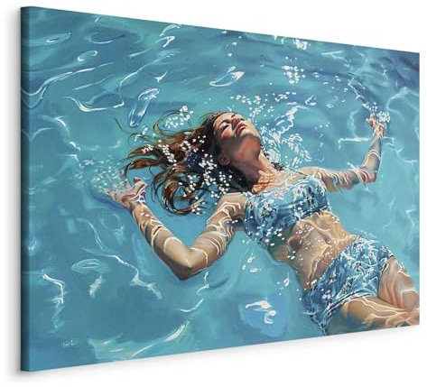 murando - Akustikbild Summer Vibes 120x80 cm 1 tlg Bilder Akustikschaum Schallschutz Wand Deko Kunst Akustikpaneele Wandpaneele Schalldämmung Wandbild Schallabsorber Schwimmbad Sommer h-H-10078-b-a