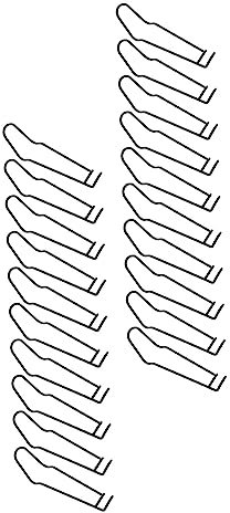 Abaodam 20piezas Hebillas Para Montaje Soporte Invernadero Accesorios Fijación Material