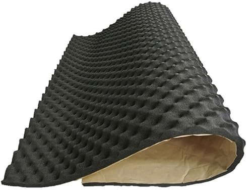 Thermique Isolation Isolation Capot Voiture 2Cm Silencieux Insonorisant Isolation Phonique Amortissement Acoustique Tapis Caisson Basses Mousse(50x30cm)
