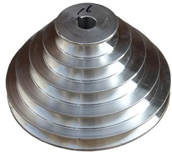 1 Stück Aluminium 5 Schritt A Typ Keilriemen Pagode Riemenscheibe Außendurchmesser 54–150 mm (Lochdurchmesser 14 mm 16 mm 18 mm 19 mm 20 mm 22 mm 24 mm 25 mm 28 mm)(Hole Dia 19mm)