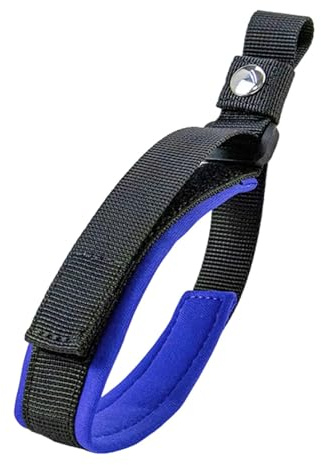 Classic Black Pet Lead with Rotating Wrist Strap to Ensure Safety and Comfort for Most Sizes Neoprene Fabric Dog Lead
