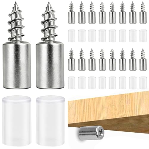 50 Stück Regalbodenträger, Einlegeboden Halter mit Gummischutz, Regalbodenhalter Regalstifte,Bodenträger Regalbodenhalter Selbstschneidende Fachbodenträger, für Schrank Bücherregal Kleiderschrank Möbe